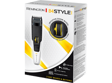 Charger l&#39;image dans la galerie, Boîte d&#39;une tondeuse à barbe Remington, avec une vue détaillée de la tondeuse.
