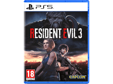 Charger l&#39;image dans la galerie, Boîte de jeu Resident Evil 3. Une femme en débardeur et un homme avec une arme sont présentés.
