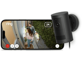RING Caméra de sécurité intérieure/extérieure Plus Plug-in Noir