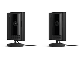 RING Caméra Smart intérieure Indoor Cam (2nd Gen.) Noir 2 pièces (B0BFK6XQTJ)