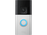 RING Sonnette vidéo intelligente Battery Plus avec Carillon Satin Nickel (B0BFJNL42P) Sonnette intelligente + Carillon