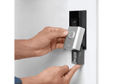 RING Sonnette vidéo intelligente Battery Plus avec Carillon Satin Nickel (B0BFJNL42P) Sonnette intelligente + Carillon