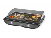 Charger l&#39;image dans la galerie, RIVIERA &amp; BAR Plancha Twin Zone Noir (QPL570) Plancha-gril Noir
