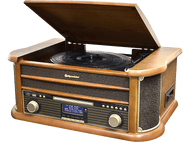 ROADSTAR Tourne-disque Bluetooth Wooden Retro Syle USB DAB+ CD Cassette (HIF 1993 DBT)