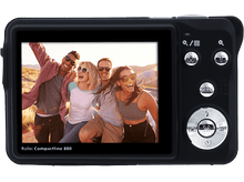 Charger l&#39;image dans la galerie, L&#39;appareil photo affiche une photo de quatre personnes souriantes.
