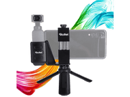 ROLLEI Support Vlog pour DJI Osmo Pocket + Objectif grand angle (21654)