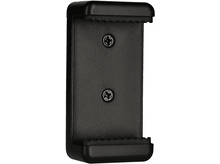 Charger l&#39;image dans la galerie, Support de téléphone noir avec des vis.
