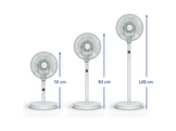 ROWENTA Turbo Silence Compact 3D Nomad White & Eucalyptus QV5050F0 - Ventilateur