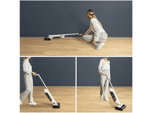 Charger l&#39;image dans la galerie, Femme utilisant un aspirateur sans fil, démontrant différentes positions.
