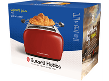 Charger l&#39;image dans la galerie, RUSSELL HOBBS Grille-pain Colours plus Red (26554-56) Grille-pain Rouge
