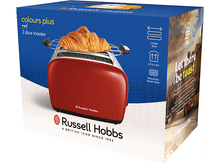 Charger l&#39;image dans la galerie, RUSSELL HOBBS Grille-pain Colours plus Red (26554-56)
