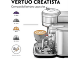 SAGE Sage Vertuo Creatista Brushed Aluminium SVE850BSS4EGE1 - Machine à capsules - Inox