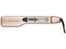 Charger l&#39;image dans la galerie, Un lisseur doré avec un affichage numérique et des boutons de commande.
