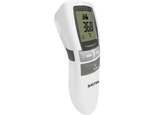 Charger l&#39;image dans la galerie, Un thermomètre infrarouge Salter blanc avec un affichage numérique indiquant une température de 36,8°C.
