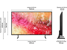 Charger l&#39;image dans la galerie, SAMSUNG 43&quot; EDGE LED 4K Smart TV 43DU7100 (2024)
