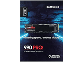 SAMSUNG Disque dur SSD interne 2 TB 990 Pro PCIe 4.0 NVMe M.2 (MZ-V9P2T0BW) 2 TB Disque dur interne