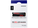 SAMSUNG Disque dur SSD interne 2 TB PRO Heatsink PCIe 4.0 NVMe M.2 (MZ-V9P2T0GW)