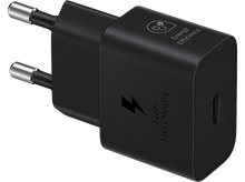 Charger l&#39;image dans la galerie, SAMSUNG Adaptateur secteur USB-C 25 W avec câble USB-C Noir (EP-T2510XBEGEU)
