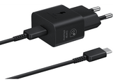 SAMSUNG Adaptateur secteur USB-C 25 W avec câble USB-C Noir (EP-T2510XBEGEU)