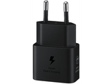 SAMSUNG Adaptateur secteur USB-C 25 W avec câble USB-C Noir (EP-T2510XBEGEU)