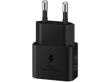 Charger l&#39;image dans la galerie, SAMSUNG Adaptateur secteur USB-C 25 W avec câble USB-C Noir (EP-T2510XBEGEU)
