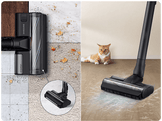 SAMSUNG  Bespoke Jet™ Plus Misty White - Aspirateur sans sac - Autonomie 1 h - Blanc