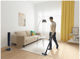 SAMSUNG  Bespoke Jet™ Plus Misty White - Aspirateur sans sac - Autonomie 1 h - Blanc