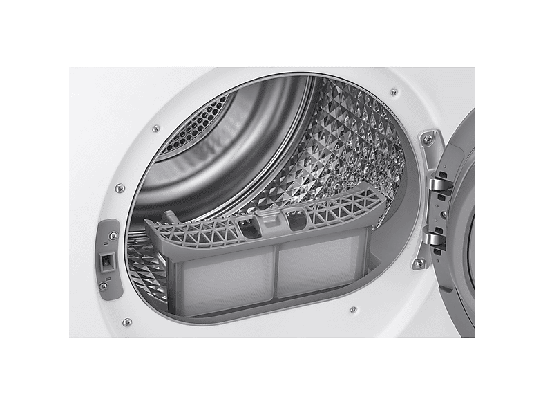 SAMSUNG BESPOKE QuickDrive™ 7000 series DV90DB7845GWU3 - Sèche-linge à pompe à chaleur - 9 kg - 64 dB - Label énergétique A