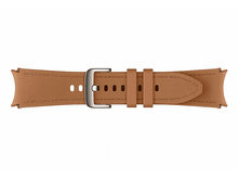 Charger l&#39;image dans la galerie, SAMSUNG Bracelet Hybrid Vegan Leather Band pour Galaxy Watch 4 / 5 / 6 S/M Camel (ET-SHR95SDEGEU)
