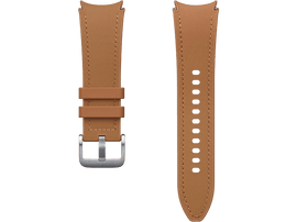 SAMSUNG Bracelet Hybrid Vegan Leather Band pour Galaxy Watch 4 / 5 / 6 S/M Camel (ET-SHR95SDEGEU)