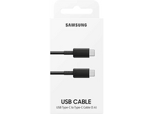 Charger l&#39;image dans la galerie, SAMSUNG Câble USB-C - USB-C 5 A 1 m Noir (EP-DN975BBEGWW)
