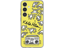 Charger l&#39;image dans la galerie, SAMSUNG Carte Flipsuit Galaxy S24 Plus Keith Haring Jaune (GP-TOS926SBBYW)
