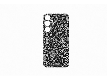 Charger l&#39;image dans la galerie, SAMSUNG Carte Flipsuit Galaxy S24 Plus Keith Haring Noir (GP-TOS926SBBBW)
