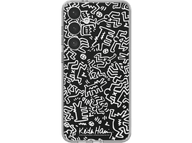 SAMSUNG Carte Flipsuit Galaxy S24 Plus Keith Haring Noir (GP-TOS926SBBBW)