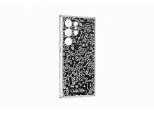 Charger l&#39;image dans la galerie, SAMSUNG Carte Flipsuit Galaxy S24 Plus Keith Haring Noir (GP-TOS928SBBBW)
