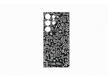 Charger l&#39;image dans la galerie, SAMSUNG Carte Flipsuit Galaxy S24 Plus Keith Haring Noir (GP-TOS928SBBBW)
