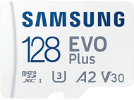 SAMSUNG Carte mémoire 128 GB EVO PLUS micro SD avec adaptateur (MB-MC128SA/EU)