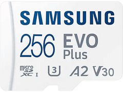 SAMSUNG Carte mémoire microSD Evo Plus (2021) 256 GB V30 (MB-MC256KA/EU)