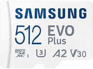 SAMSUNG Carte mémoire microSD Evo Plus (2021) 512 GB V30 (MB-MC512KA/EU)