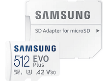 Charger l&#39;image dans la galerie, SAMSUNG Carte mémoire microSD Evo Plus (2021) 512 GB V30 (MB-MC512KA/EU)
