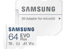 Charger l&#39;image dans la galerie, SAMSUNG Carte mémoire microSD Evo Plus (2021) 64 GB Class 10 (MB-MC64KA/EU)
