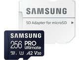SAMSUNG Carte mémoire microSD Pro Ultimate 256 GB avec adaptateur SD (MB-MY256SA/WW)