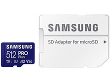 Charger l'image dans la galerie, SAMSUNG Carte mémoire PRO Plus microSDXC 512 GB UHS-I (MB-MD512SA/EU)
