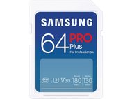 SAMSUNG Carte mémoire SDXC Pro Plus 64 GB (2023) (MB-SD64S/EU) 64 GB 130 Mbit/s