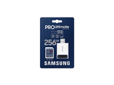 SAMSUNG Carte mémoire SDXC Pro Ultimate 256 GB avec adaptateur (MB-SY256SB/WW)