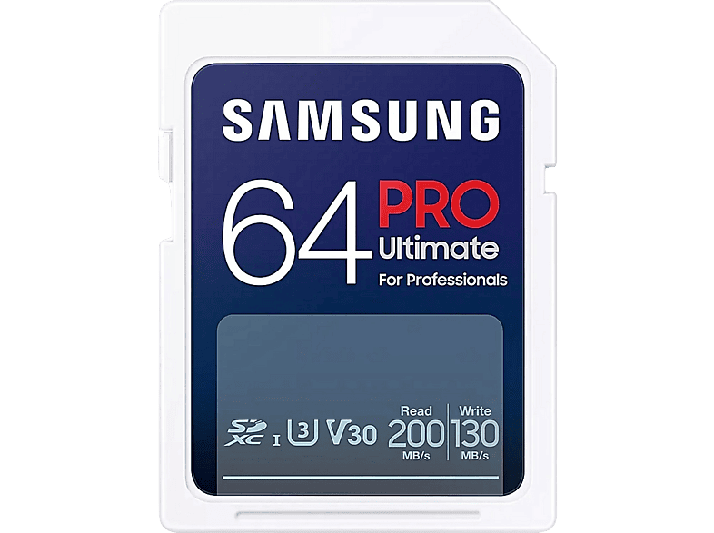 SAMSUNG Carte mémoire SDXC Pro Ultimate 64 GB (MB-SY64S/WW)