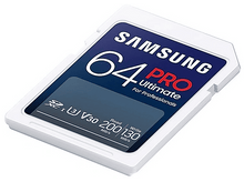 Charger l&#39;image dans la galerie, SAMSUNG Carte mémoire SDXC Pro Ultimate 64 GB (MB-SY64S/WW)
