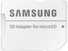 Charger l&#39;image dans la galerie, Adaptateur SD Samsung blanc pour carte microSD. Le texte &#39;SAMSUNG&#39; et &#39;SD Adapter&#39; sont visibles.
