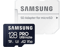 Charger l&#39;image dans la galerie, Carte SD et adaptateur Samsung. Fond blanc.
