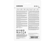 Charger l&#39;image dans la galerie, Emballage blanc de produit Samsung avec texte et icônes. Vue arrière.
